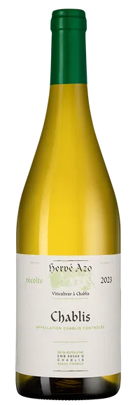Вино Chablis  Domaine  Herve  Azo   2023  750 мл
