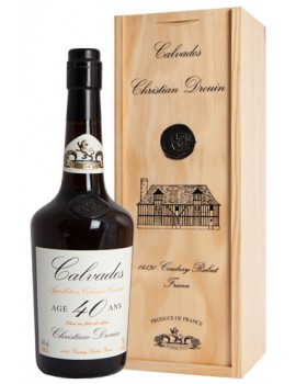 Кальвадос Christian Drouin  40 ans  gift box 700 мл