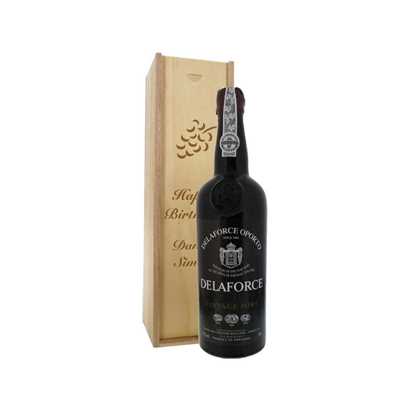 Портвейн  Delaforce Vintage Port  Делафорс  Винтаж Порт 2000 в подарочной упаковке  750  мл