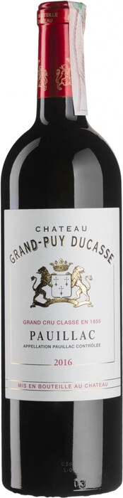 Вино Chateau Grand-Puy Ducasse Grand Cru Classe Pauillac 2016 750 мл