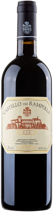 Вино Castello dei Rampolla Liu Merlot  2020  750 мл