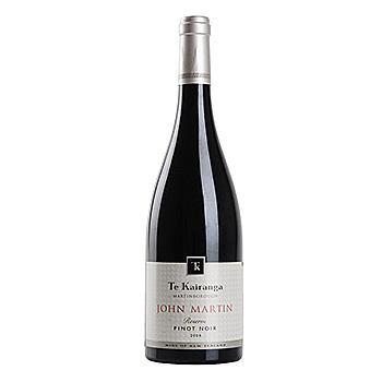 Вино Te Kairanga John Martin Pinot Noir Reserve Martinborough Те Каиранга Джон Мартин Пино Нуар Резерв Мартинборо 2014 750 мл