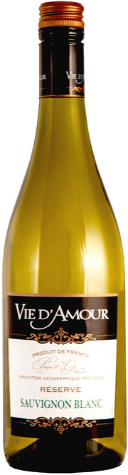 Вино Vie d'Amour Sauvignon Blanc Reserva Pays d'Oc IGP Вье д'Амур Совиньон Блан Резерва 2019 750 мл