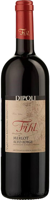 Вино Peter Dipoli  Fihl  Merlot  Alto Adige DOC  Петер Диполи  Филь  Мерло 2018 750 мл 13,5%