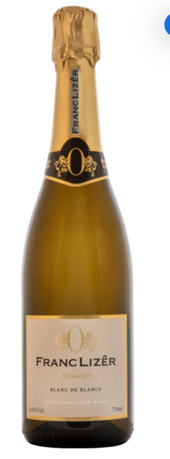 Игристое вино безалкогольное Franc Lizêr Blanc de Blanc 750 мл 0,5%