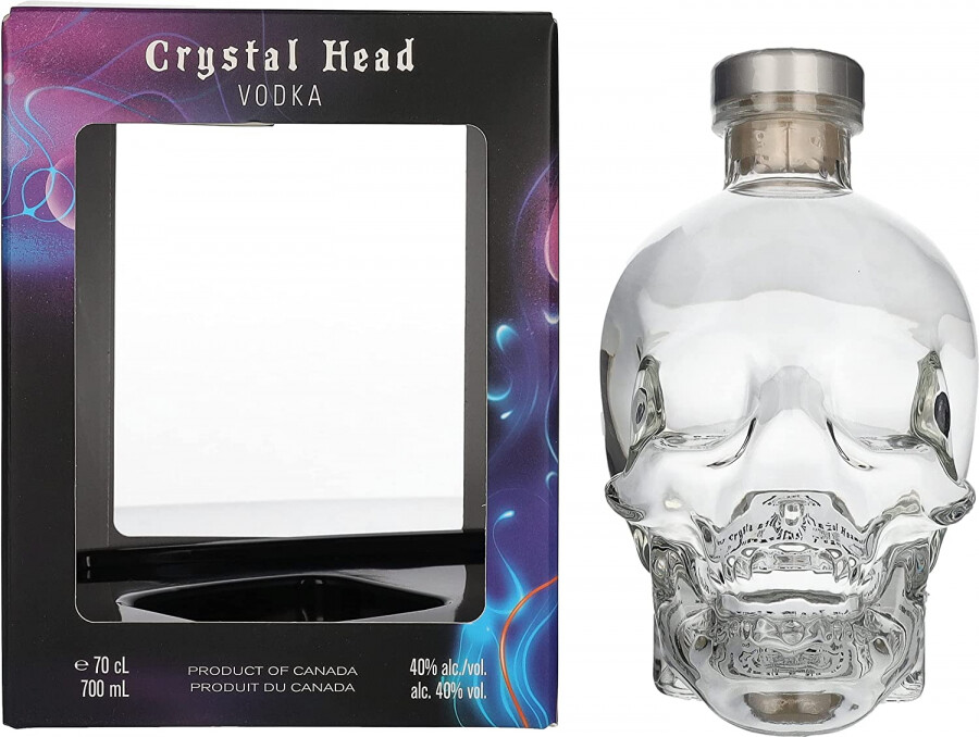Водка Crystal Head  Кристал Хэд 40% в подарочной коробке  700 мл