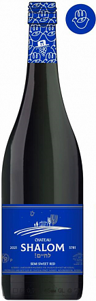Вино Chateau Shalom  red semi sweet    750 мл 10,2 %