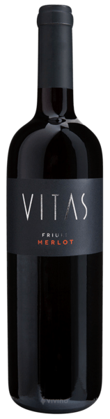 Вино  Vitas Merlot 2020  750 мл  12,5 %