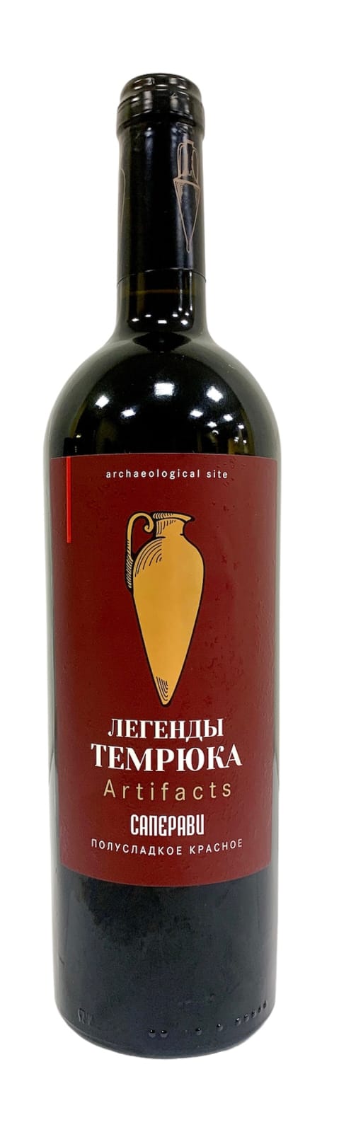 Вино Легенды Темрюка Саперави красное   полусладкое   750 мл 10,6 %