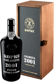Портвейн Kopke Colheita Porto gift box  2001 750 мл