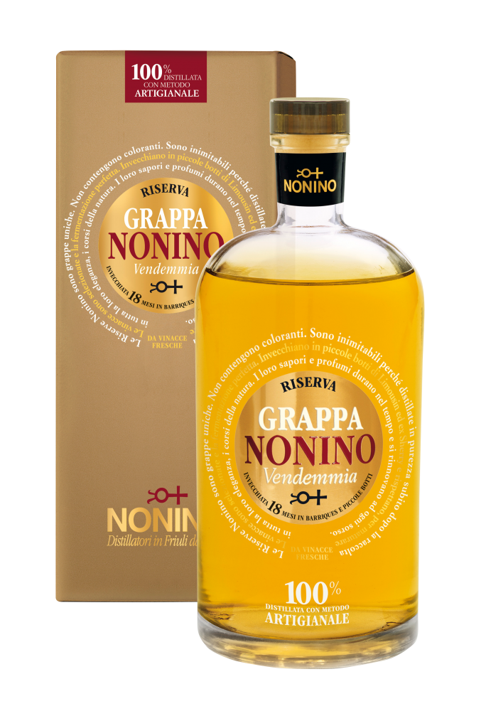 Граппа Nonino Vendemmia Riserva di Annata  in barriques gift box 700 мл