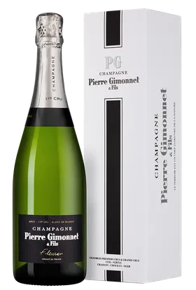Шампанское Pierre Gimonnet & Fils  Fleuron Blanc de Blancs Premier Cru Brut gift box  2018  750 мл