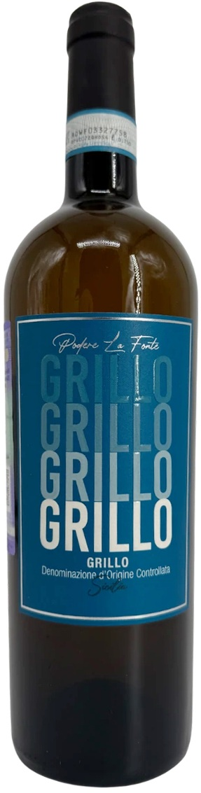 Вино  Podere la Fonte Grillo Sicilia 2024  750 мл 12%