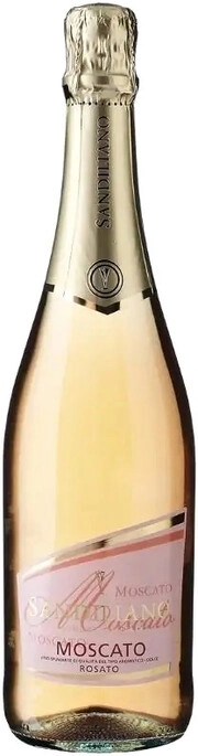 Игристое вино Sandiliano Moscato Rosato  2020  750 мл