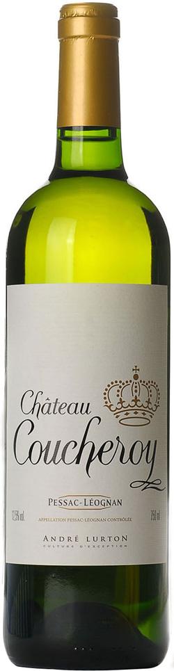 Вино Andre Lurton Chateau Coucheroy Blanc Pessac-Leognan AOC Андре Люртон Шато Кушеруа Блан Пессак-Леоньян 2011 750 мл