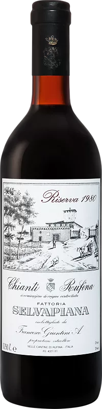 Вино Fattoria Selvapiana  Chianti DOCG Rufina Riserva 1980  750 мл  12 %