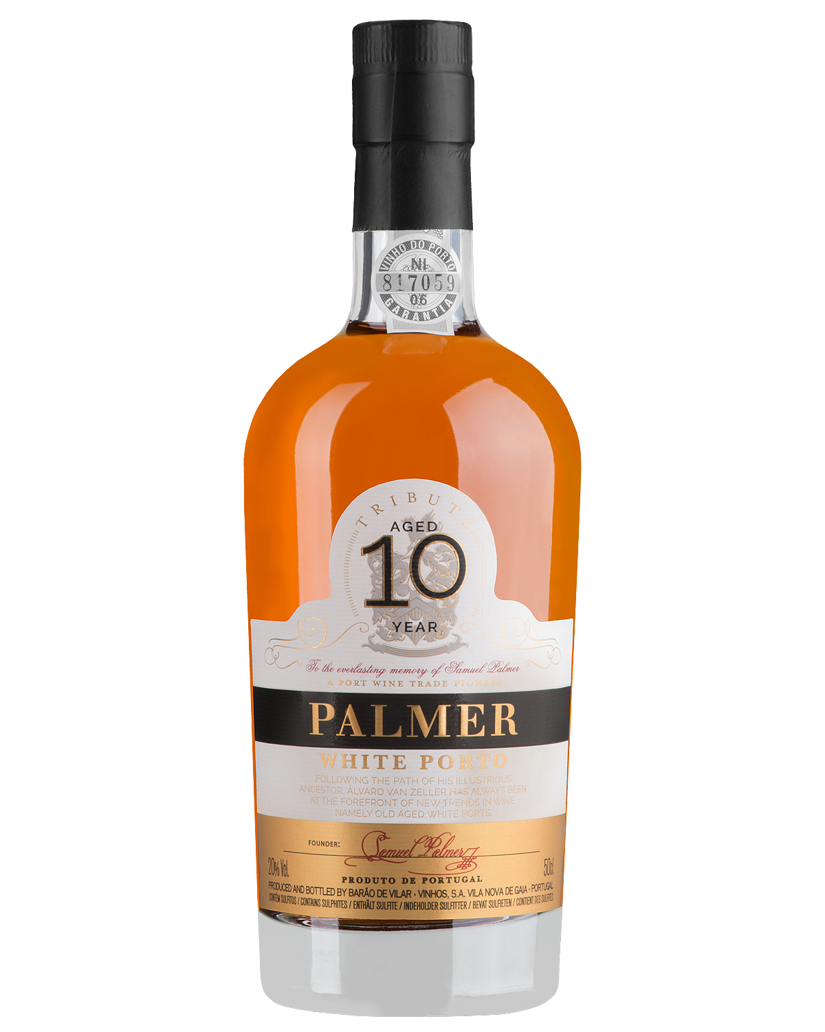 Портвейн Palmer White Porto 10 Years Old  500 мл