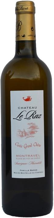 Вино Chateau Le Raz Cuvee Grand Chene Blanc Sec Montravel AOC  2016 750 мл