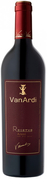 Вино Van Ardi  Red Dry Reserve Ван Арди  Резерв  Арени  красное сухое   2017 750 мл