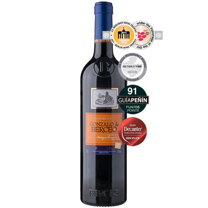 Вино GONZALO DE BERCEO GRAN RESERVA  red dry  2008 750 мл