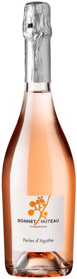 Игристое вино Bonnet-Huteau   Perles d'Agathe  Rose Brut 2022  750 мл  11,5%