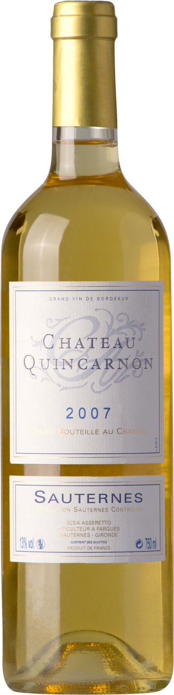 Шато Кинкарнон сладкое, Chateau Quincarnon/Шато Кинкарнон, 2007 - 2009