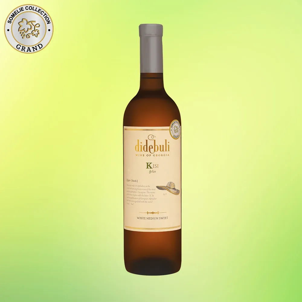 Вино белое сухое Didebuli Kisi Дидебули Киси 750 мл  10,5%