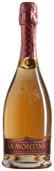 Игристое вино La Montina Franciacorta  Rose Extra Brut  2023 750 мл 12%