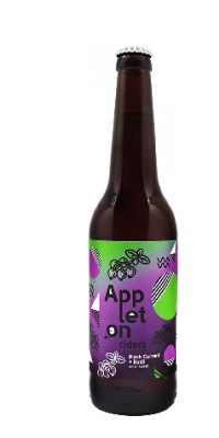 Пивной напиток с яблочным соком   Appleton  Black Currant & Basil  Эпплтон  Черная смородина / базилик  500 мл