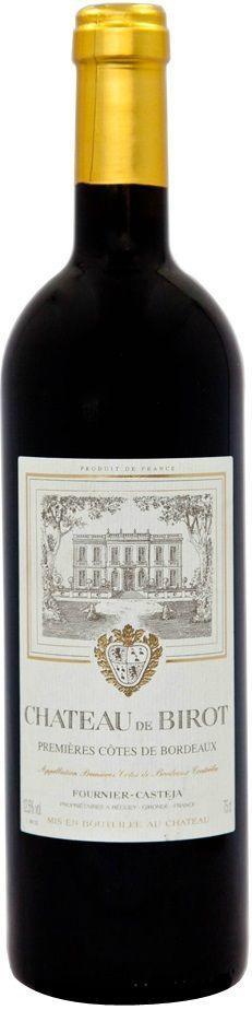 Вино Chateau de Birot Premieres Cotes de Bordeaux AOC 2007 750 мл