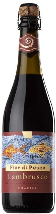 Игристое вино Fior di Pesco Lambrusco dell'Emilia Rosso IGT  750 мл