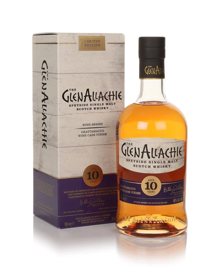 Виски   GlenAllachie 10 Year Old Grattamacco Wine Cask Finish   700 мл  48%