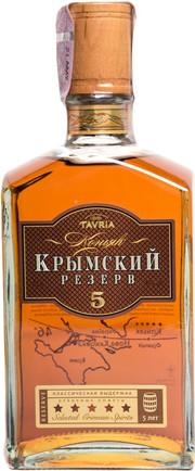 Коньяк   Крымский резерв  Пять звезд  500 мл