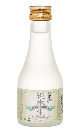 Саке Hakushika Fresh&Light Junmai Namachozо Хакусика Фреш энд Лайт Дзюнмай Намачодзо 180 мл