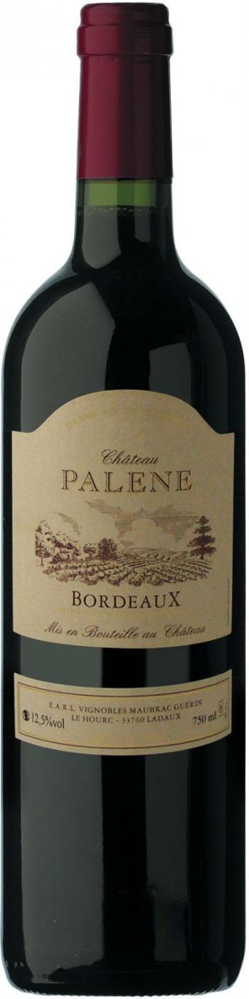 Вино Chateau Palene, Bordeaux AOC Шато Пален, Бордо 2015 750 мл