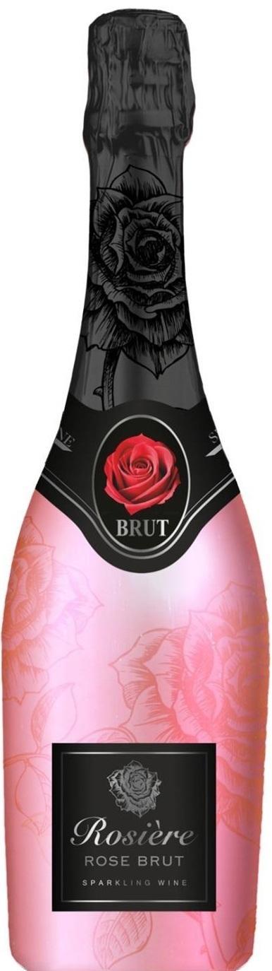 Игристое вино "Rosiere", Rose Brut/"Розьер", Розовое, Брют, 750 мл