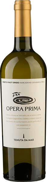Вино Tenuta da Mar Opera Prima Pinot Grigio Тенута да Мар Опера Прима Пино Гриджо 2019 750 мл