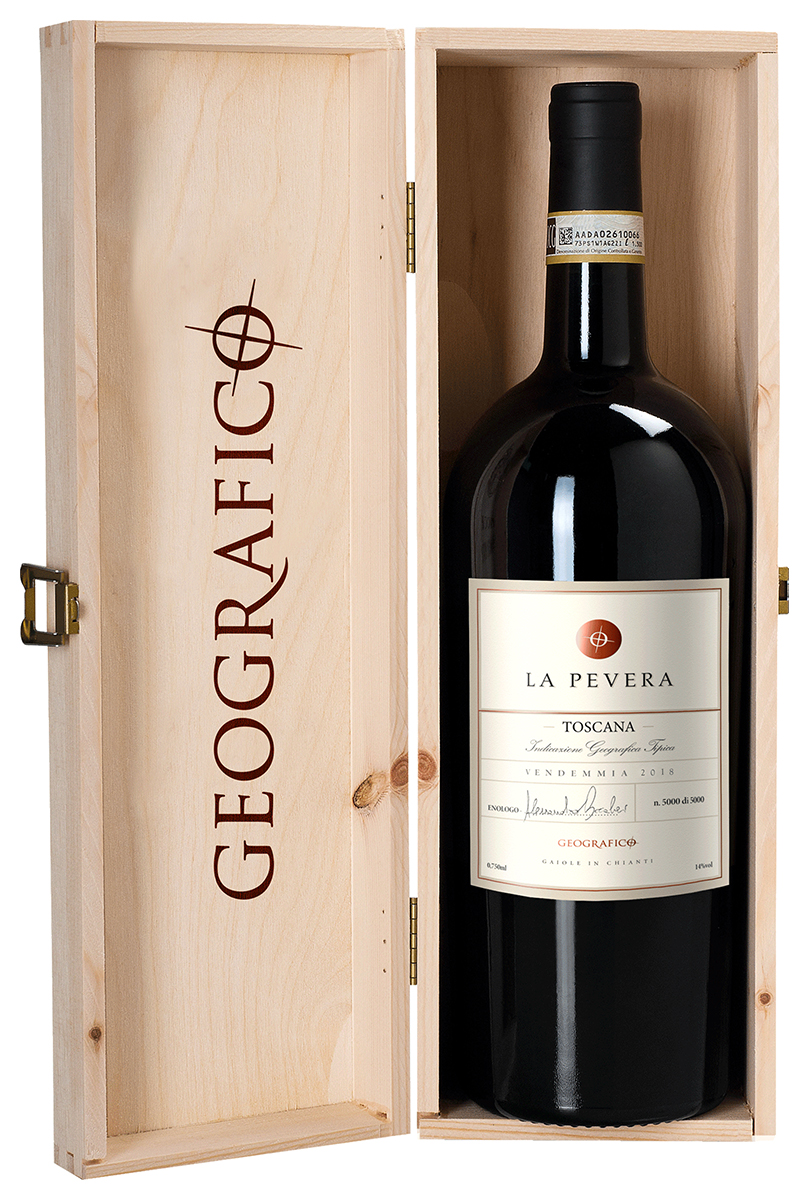 Вино Geografico  La Pevera  Toscana IGT gift box    2018 1500 мл