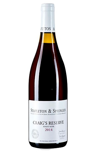 Вино  Stapleton & Springer Craig’s Reserve Pinot Noir  2015  750 мл