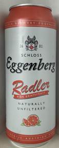 Пивной напиток   Eggenberg Radler Pink Grapefruit  in can  500 мл  2,4 %