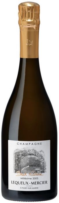 Шампанское  Lequeux-Mercier Millésime Brut Nature  2005 750 мл