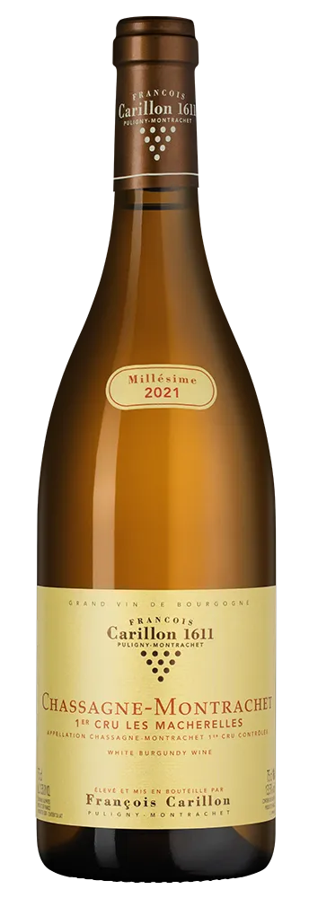 Вино Francois Carillon Chassagne-Montrachet Les Macherelles AOC  2021  750 мл