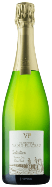 Шампанское  Vadin Plateau Intuition Premier Cru Extra Brut Champagne  2018   750 мл