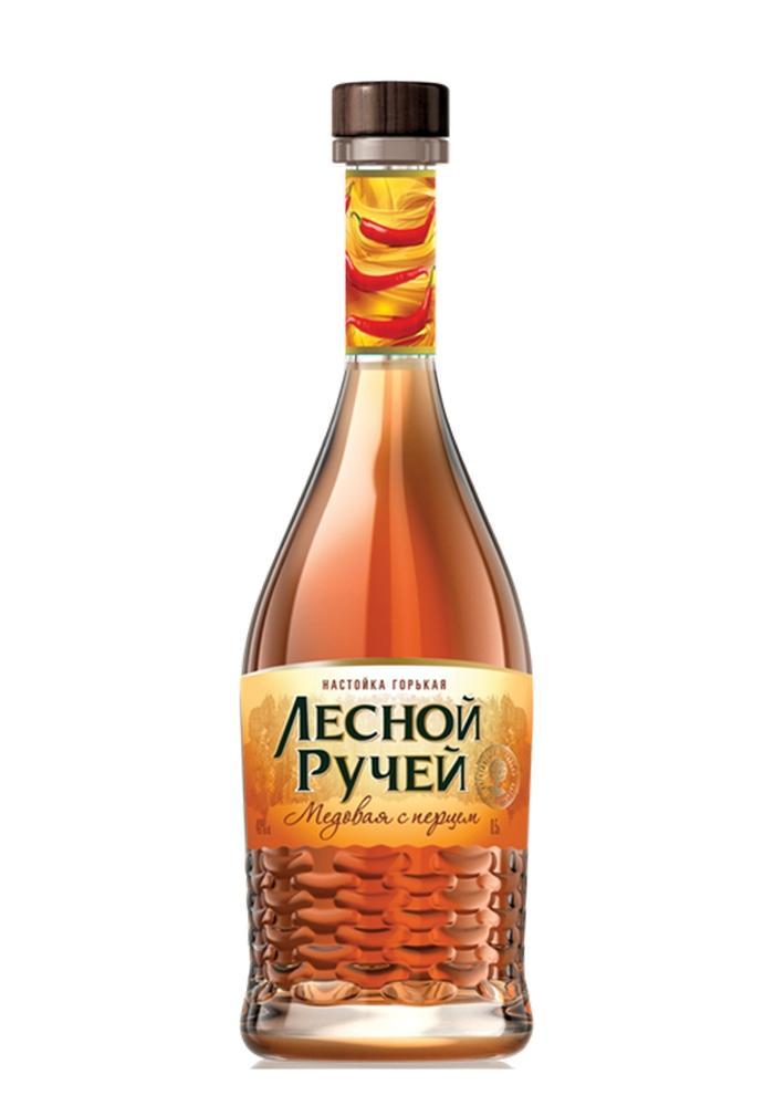 Настойка горькая Лесной ручей Медовая с перцем 500 мл