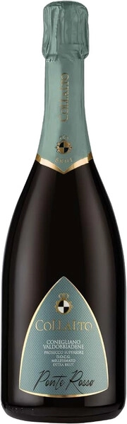 Игристое вино Collalto   Ponte Rosso Conegliano Valdobbiadene Prosecco Superiore DOCG Extra Brut Millesimato  2022  750 мл  12 %
