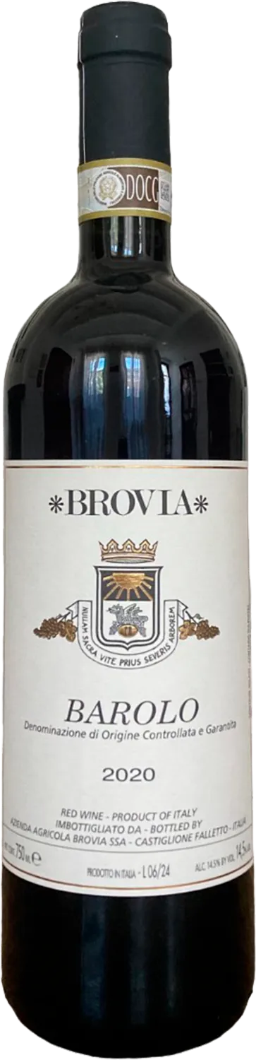 Вино  Brovia   Barolo DOCG  2020 750 мл  14,5%