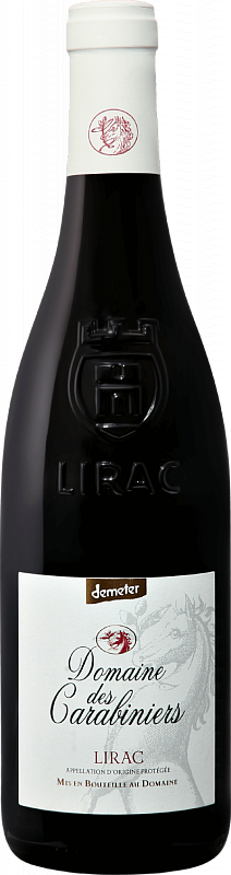 Вино красное Domaine des Carabiniers Lirac AOC Домен де Карабинерс Лирак 2016 750 мл