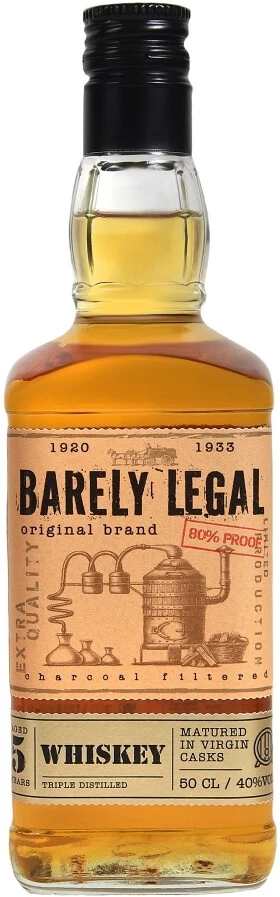 Виски Barely Legal   5  Years Old  500 мл
