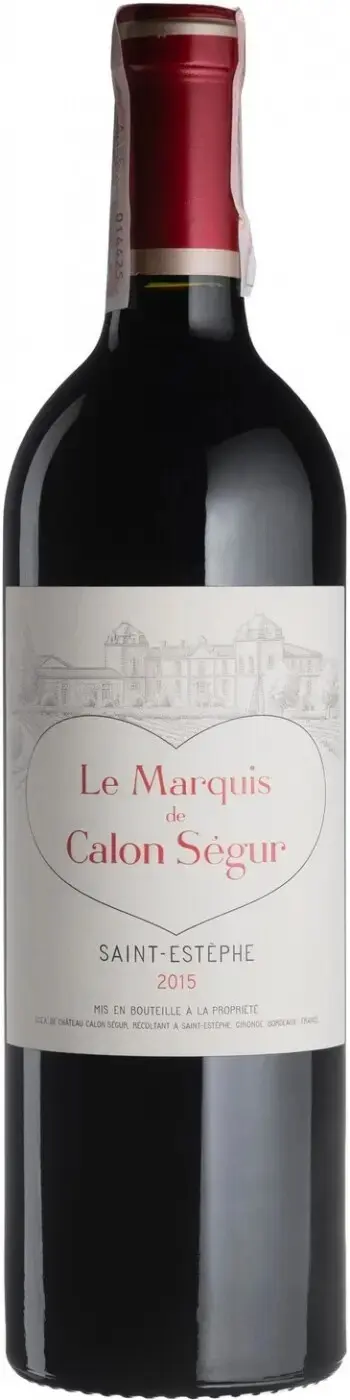 Вино Le Marquis de Calon Segur Saint-Estephe AOC  2015  1,5 л