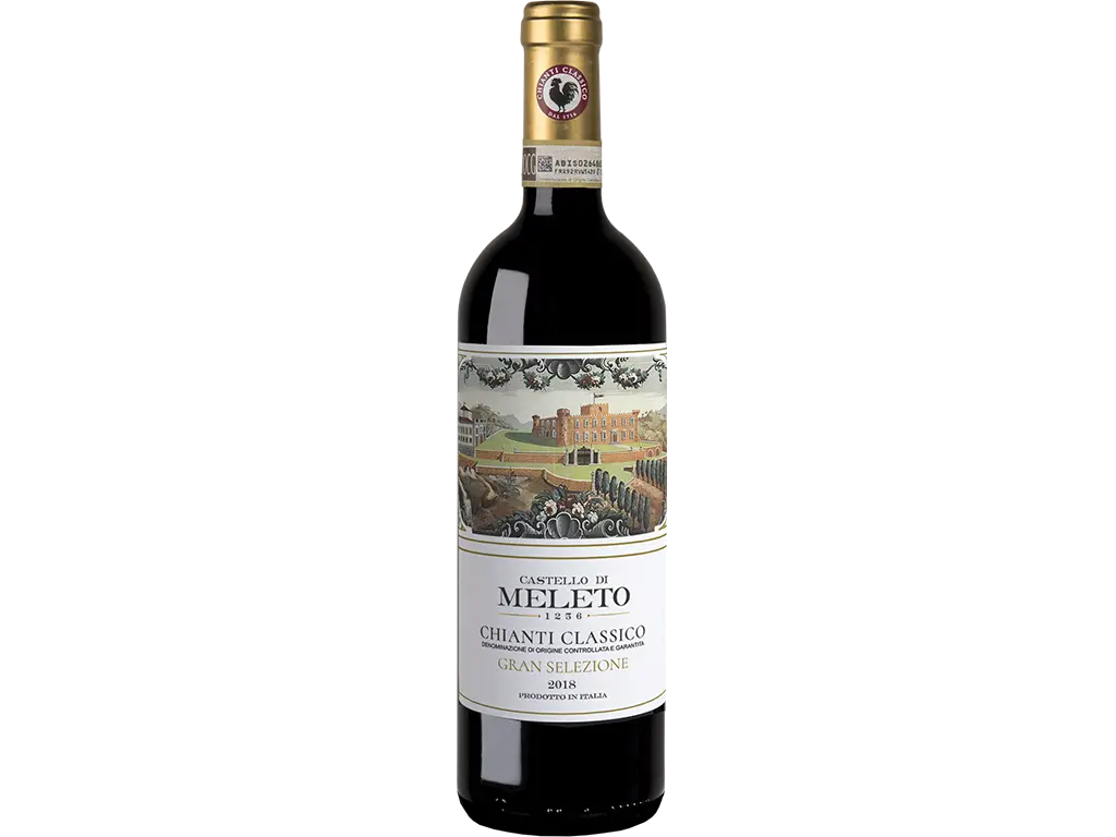 Вино Castello di Meleto Gran Selezione Chianti Classico  2018  750 мл